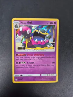 Alolan Muk 58/149 - Sun & Moon: Base Set - Holo Rare - Pokemon Card TCG - NM - Image 1
