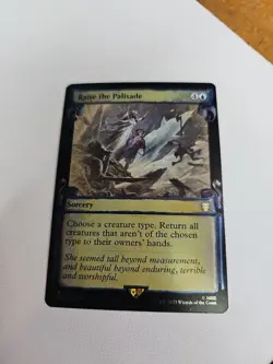 MTG English Raise the Palisade (Showcase Scrolls) NM Foil - Image 1