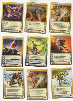Lot #0677. 9 Chaotic Mipedian cards . - Image 1