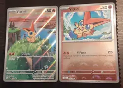 Victini 208 Sv: Scarlet & Violet Promo Cards Holo + Bonus Pokeball Victini 012 - Image 1