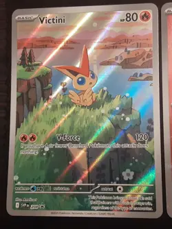 Victini 208 Sv: Scarlet & Violet Promo Cards Holo + Bonus Pokeball Victini 012 - Image 2
