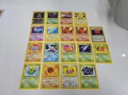 Lot Of 18 Neo Revelation Pokemom Cards Magneton Crobat Entei Raichu - Image 1