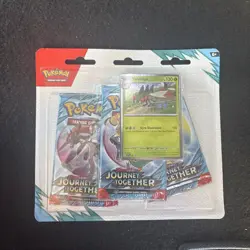 Journey Together 3 Pack Blister Random Promo Card Pokemon TCG - Image 1
