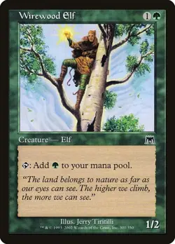 [4x] Wirewood Elf ONS LP MTG - Image 1