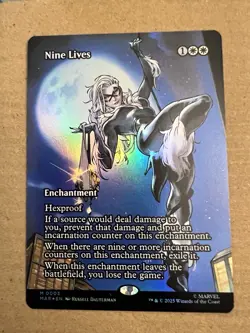 Magic The Gathering MTG Spider-man foil M 0003 NINE LIVES - Image 1