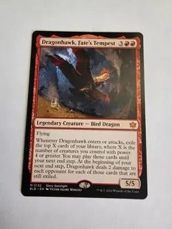 Dragonhawk Fates Tempest Mythic Creature Magic: The Gathering - Image 1