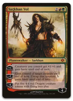 Sarkhan Vol #191 (NM) Shards of Alara ALA Magic MTG - Image 1