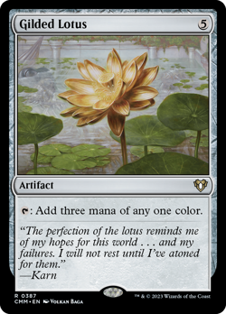 Gilded Lotus #387 (MP) Commander Masters CMM Magic MTG - Image 1