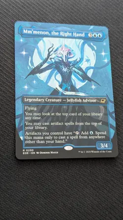 MTG Mm'menon, the Right Hand - Borderless, NM-Mint, English Edge of Eternities - Image 1