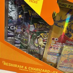 Pokemon TCG Reshiram & Charizard GX Premium Collection Box New/Factory Sealed - Image 2