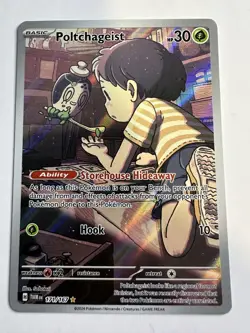 Poltchageist 171/167 Sv06: Twilight Masquerade Full Art Holo Pokemon card - Image 1