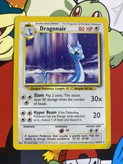Dragonair 18/102 - Rare - Pokemon TCG - Base Set - MP - Image 1