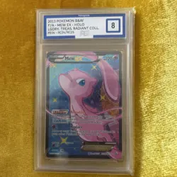Pokegrade 8 - 2013 Pokemon B&W, Mew EX, Legendary Treasures Radiant Collection - Image 1