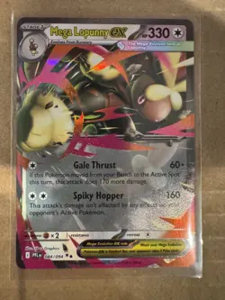 Mega Lopunny EX 084/094 Double Rare - Phantasmal Flames Prerelease -Pokemon TCG - Image 1