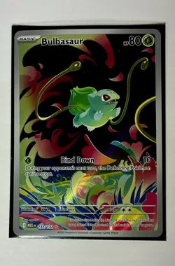 2025 Pokemon Mega Evolution Bulbasaur 133 Illustration Rare NM - Image 1