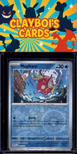 Magikarp SV01: Scarlet & Violet Base Set Pokemon 044/198 Reverse Holo NM+ - Image 1