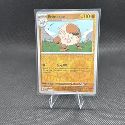 Primeape Reverse Holo Common SV10: Destined Rivals 091/182 NM Pokemon NM - Image 1