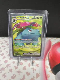 Venesaur Ex 182/165 Pokemon 151 Full Art NM Near Mint English - Image 1
