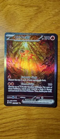 Chi-Yu EX 259/193 Special Illustration Rare Sv02:Paldea Evolved NM Pokemon TCG - Image 1