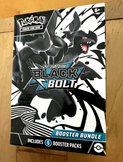 Pokemon TCG Scarlet and Violet Black Bolt Booster Bundle Sealed - Image 1
