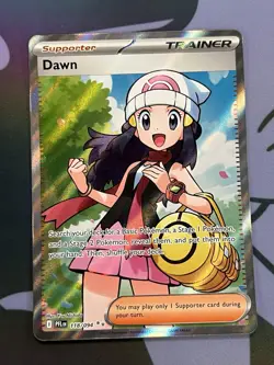 Dawn Phantasmal Flames Mega Evolution Full Art NM 118 Supporter Trainer Pokemon - Image 1