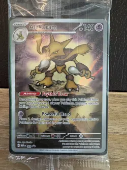 Alakazam Promo Holo 009 Mega Evolution EXCELLENT centering SEALED Pokemon TCG - Image 1