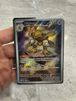 Alakazam Promo Holo 009 Mega Evolution EXCELLENT centering SEALED Pokemon TCG - Image 2
