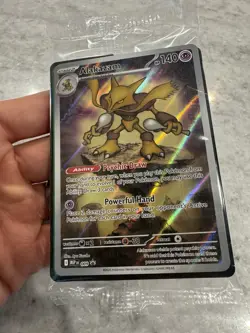 Alakazam Promo Holo 009 Mega Evolution EXCELLENT centering SEALED Pokemon TCG - Image 3