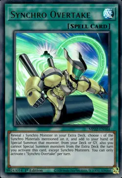 Synchro Overtake - Ultra Rare 1st Edition MP22-EN164 - NM - YuGiOh - Image 1