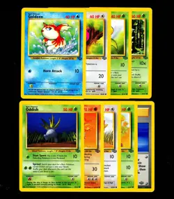 1999 Pokemon JUNGLE SET Non Holo INK ERROR Faded MISPRINT Cards Lot x11 - Image 2