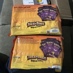Pokemon Trick or Treat Trade Booster Bundle 40 Packs Halloween Card. Lot Of 2 820650850783 - Image 2
