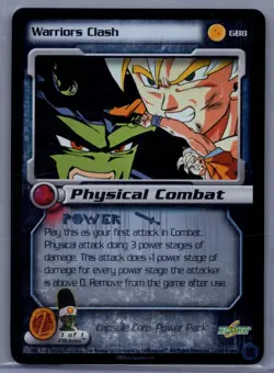 DBZ CCG Warriors Clash GB8 Limited Foil Dragon Ball Z Capsule Corp Score Card - Image 1