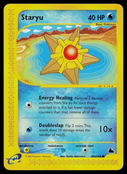 Pokemon Card - Staryu Skyridge 103/144 Non Holo - Image 1