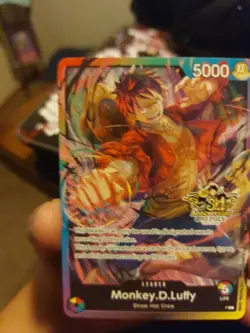 Monkey.D.Luffy (Release Event Leader) P One Piece Promotion Cards Regular - Image 4