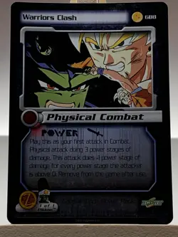 DBZ CCG Warriors Clash GB8 Limited Foil Dragon Ball Z Capsule Corp Score Card - Image 1