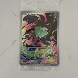 Bulbasaur 133/132 Sealed And Stamped Mega Evolution Pokemon Card - Image 1