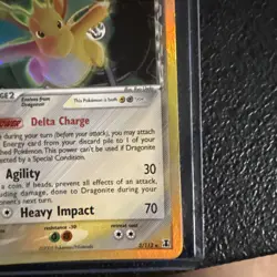 Pokemon TCG Dragonite EX Delta Species Holo Card 3/113 2005 LP Ultra Rare - Image 5