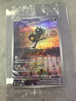 Pokemon TCG Teal Mask Ogerpon SVP123 Black Star Promo Card Sealed - Image 4
