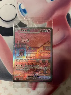 Mew ex 053 Sv: Scarlet & Violet Promo Cards Holo (SEALED) - Image 3
