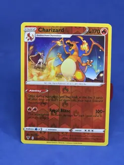 Charizard Reverse Holo 025/185 Vivid Voltage Pokemon Card Tcg Ccg 2020 - Image 1
