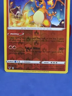 Charizard Reverse Holo 025/185 Vivid Voltage Pokemon Card Tcg Ccg 2020 - Image 4