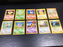 Lot Of 10 Vintage Non-Holo Pokemon Cards w/Pikachu - No Duplicates - NICE! - Image 1