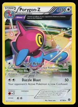 Porygon-Z 67/98 Holo Rare XY - Ancient Origins Reverse Holo Pokemon Card - Image 1