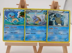 Squirtle 29/149 Wartortle 30 Blastoise 31 Boundaries Crossed LP Pokemon Cards - Image 1