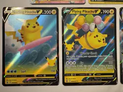 7 Cards Pikachu Pokemon Lot Celebrations Prismatic - Image 4