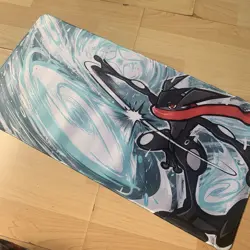 Shiny Greninja Rubber Playmat Play Mat For Tcg Trading Card Game Large Mouse Pad - Image 1