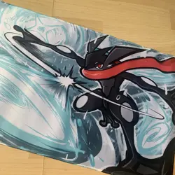 Shiny Greninja Rubber Playmat Play Mat For Tcg Trading Card Game Large Mouse Pad - Image 2