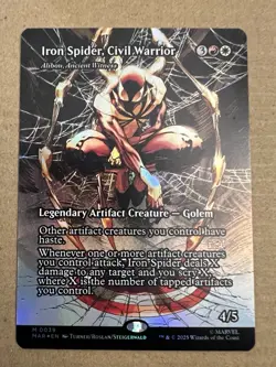Magic The Gathering MTG Spider-man foil M 0039 IRON SPIDER CIVIL WARRIOR - Image 1