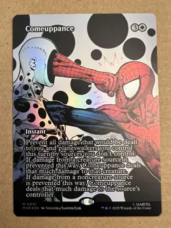 Magic The Gathering MTG Spider-man foil M 0001 COMEUPPANCE - Image 1