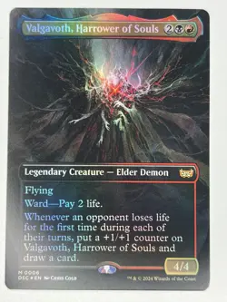 Valgavoth, Harrower of Souls (Borderless) M Commander: Duskmourn NM FOIL - Image 1